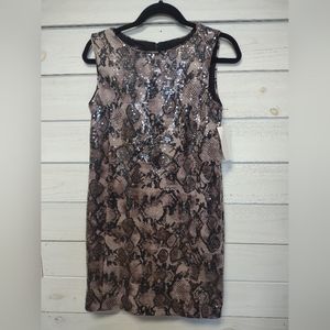 Suzi Chin Sequin Sheath Dress